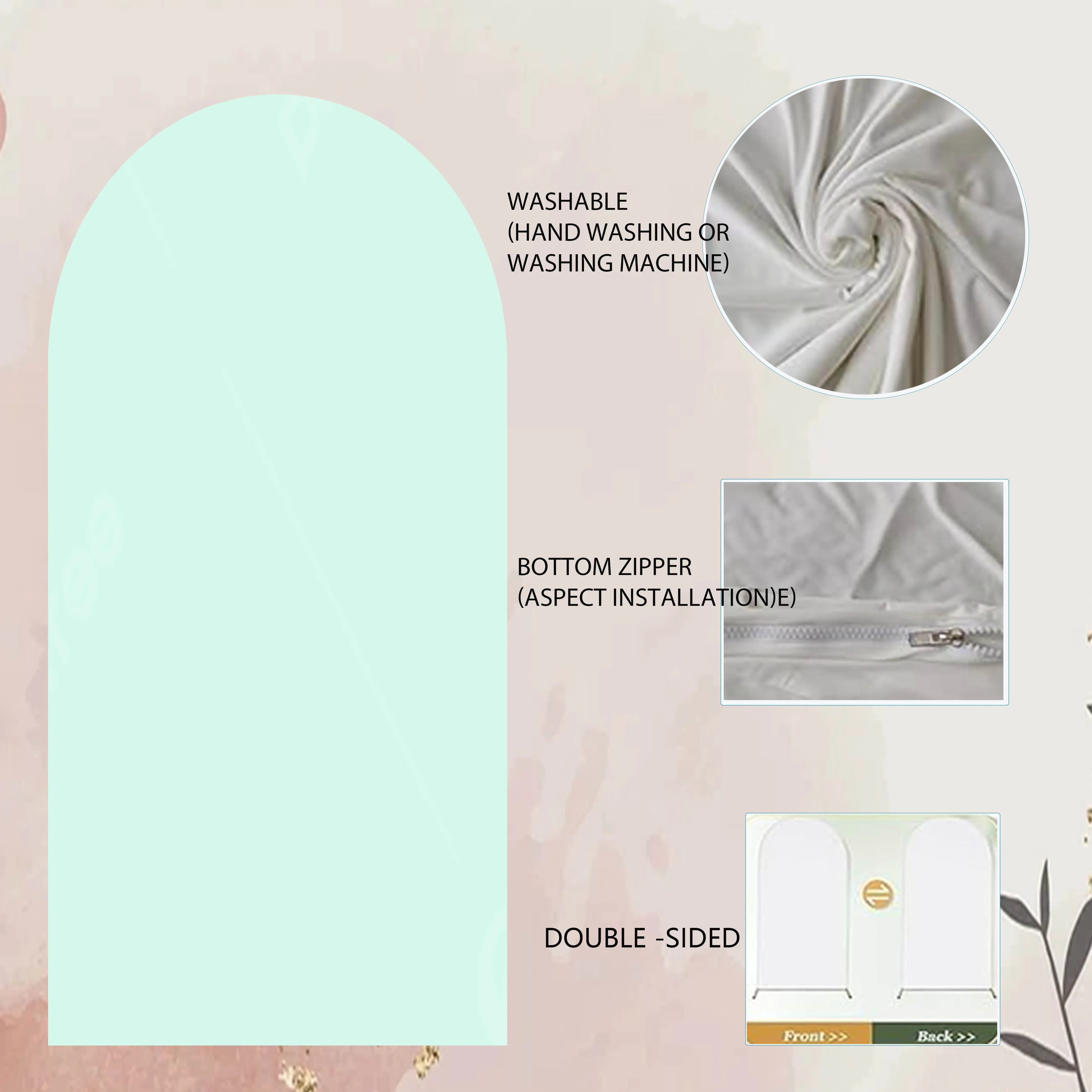 Фон для стежки и анге чехол арки ярко-розовый детский день рождения украшение