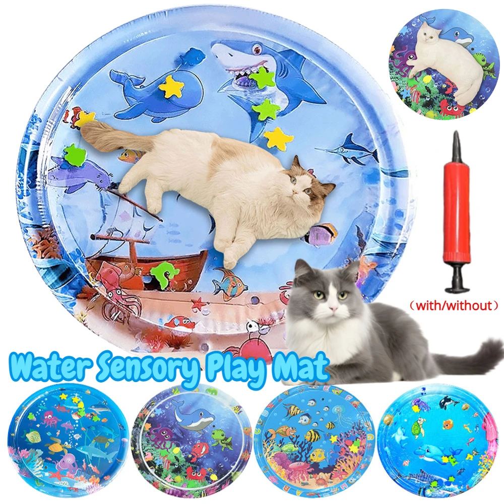 Плавающий водный сенсорный игровой коврик из ПВХ для детей от 3 до 12 лет унисекс