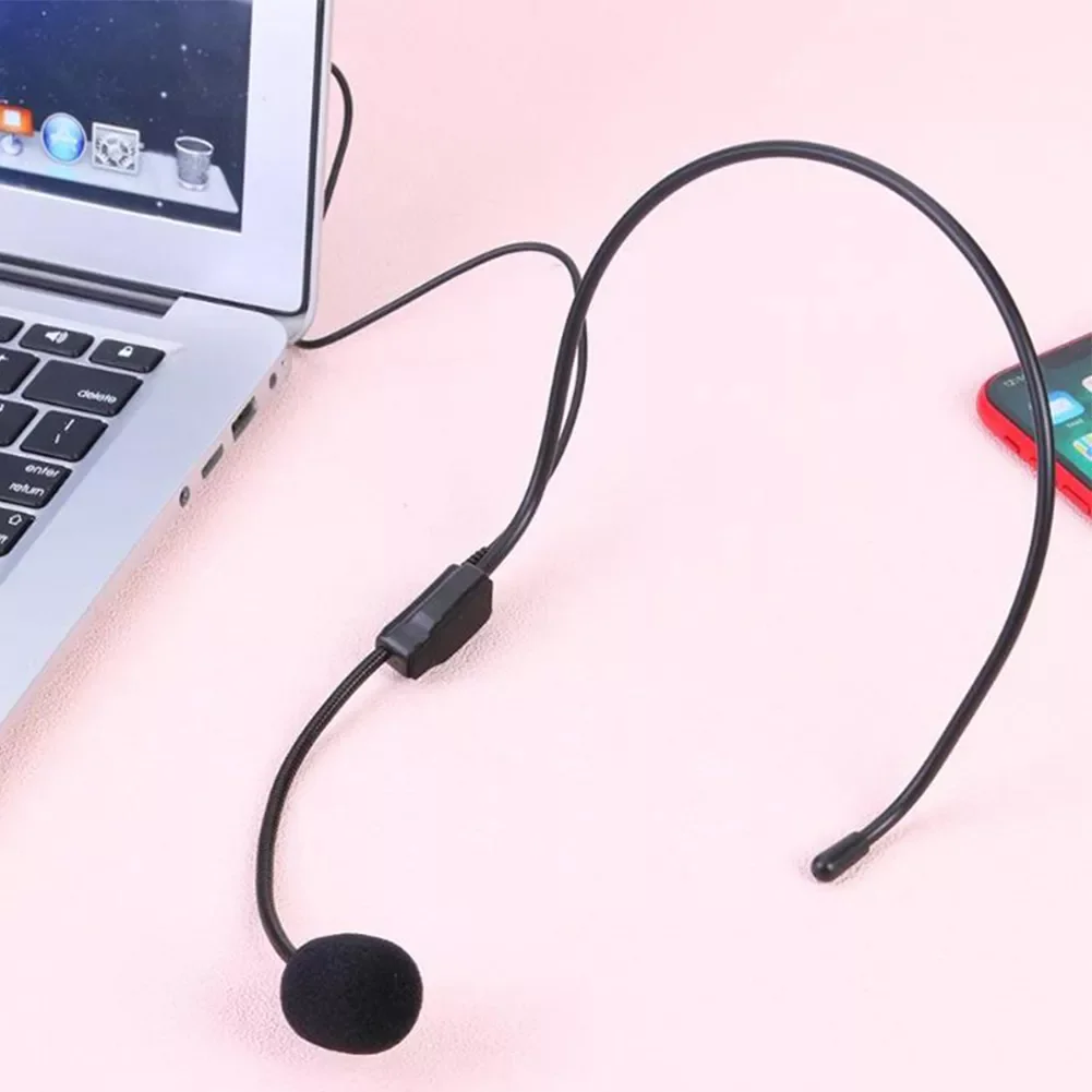 Mini Headset Microphone Stereo For Speaker Wireless TA3F Plug Mall XLR 3 Pins Professional School Head Wear Studio Reduce Noise
