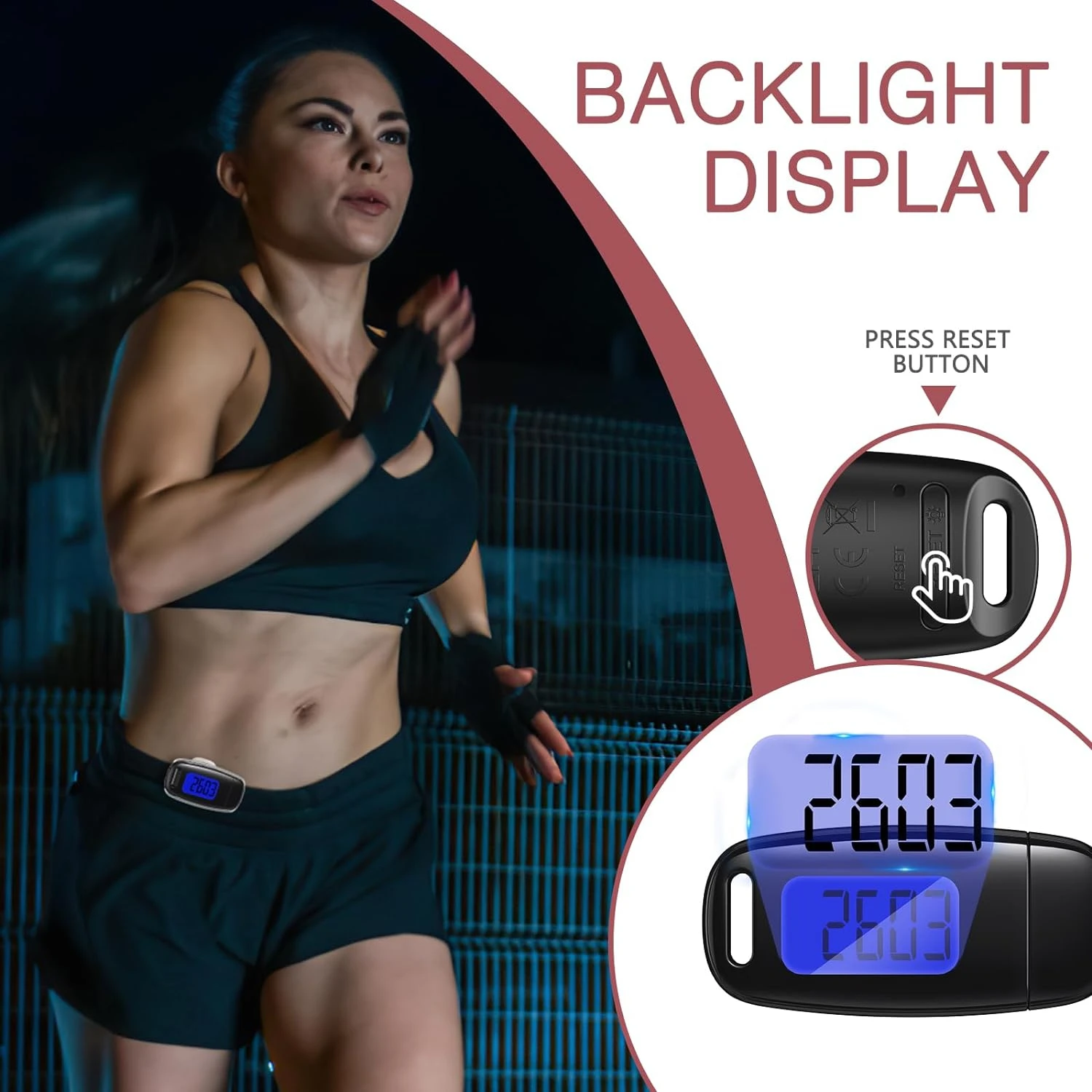 this amazing reliable and durable high-performance pedometer. Start your proactive energetic fitness quest with confidence