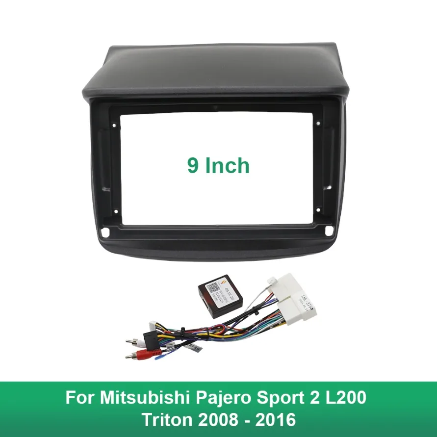 9-дюймовая Автомобильная панель Fascia комплект для приборной панели DVD