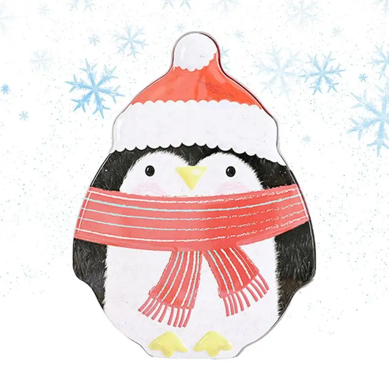 

Christmas Cookie Tins Christmas Metal Tinplate Empty Tin With Lid Box Cookie Gift Storage Container Decorative Box For Christmas