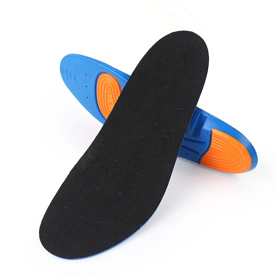 Shock Absorption PU Pad Breathable Sweat Hai Po Outdoor Hiking Protection Foot Soft Slow Rebound Insoles Memory Foam