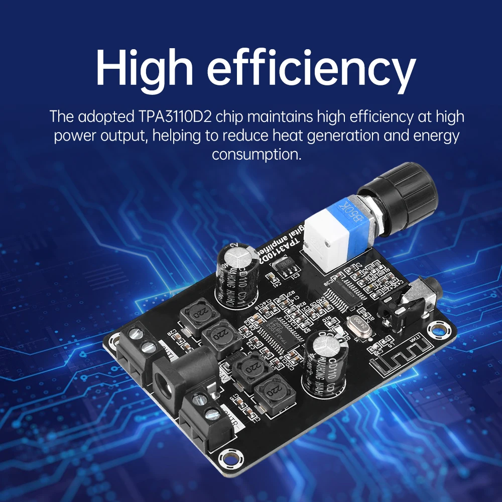 XH-A238 30 Вт Bluetooth цифровой усилитель звука TPA3110D2 двухканальный * 2 модуль усилителя