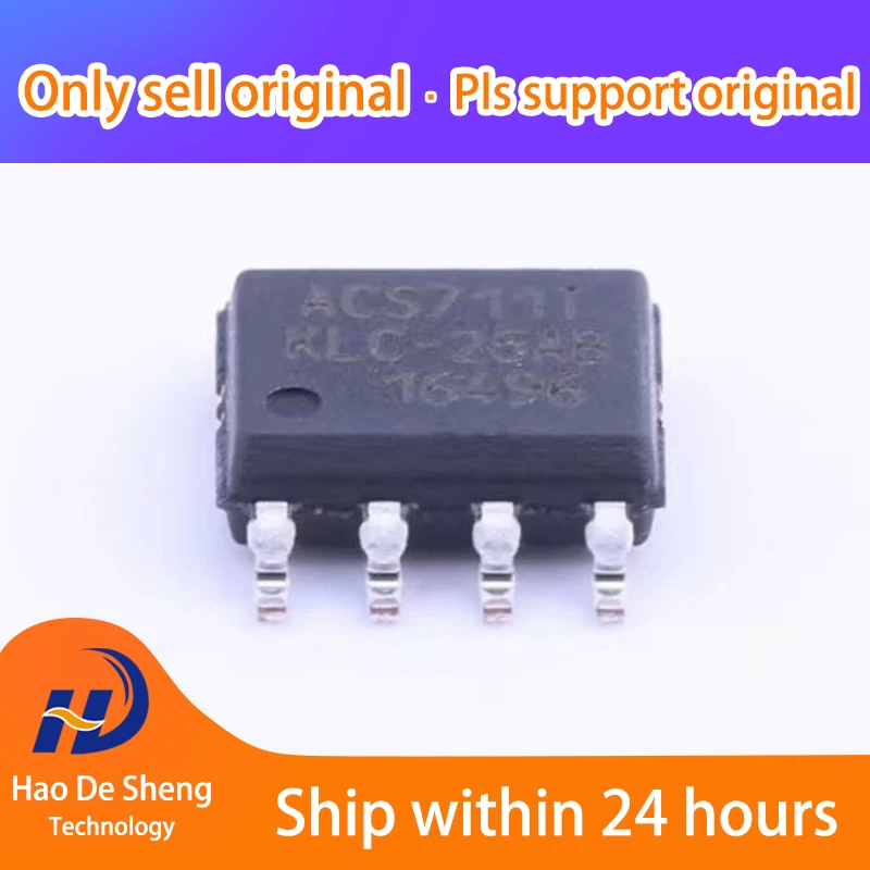 

10PCS/LOT ACS711KLCTR-25AB-T SOP8 ACS711 New Original In Stock