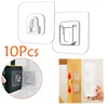 Double-Sided Adhesive Wall Hooks Hanger Strong Transparent Hooks Suction Cup Sucker Wall Storage Holder For Kitchen Bath 1