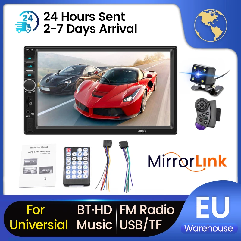 MirrorLink 7-дюймовый рулевое управление радио кассетный плеер Авторадио