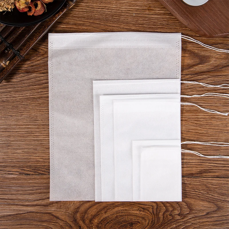 

500Pcs Tea bagsEmpty Scented TeaBags With String Heal Seal Filter Disposable Tea Bags for Herb Loose Tea