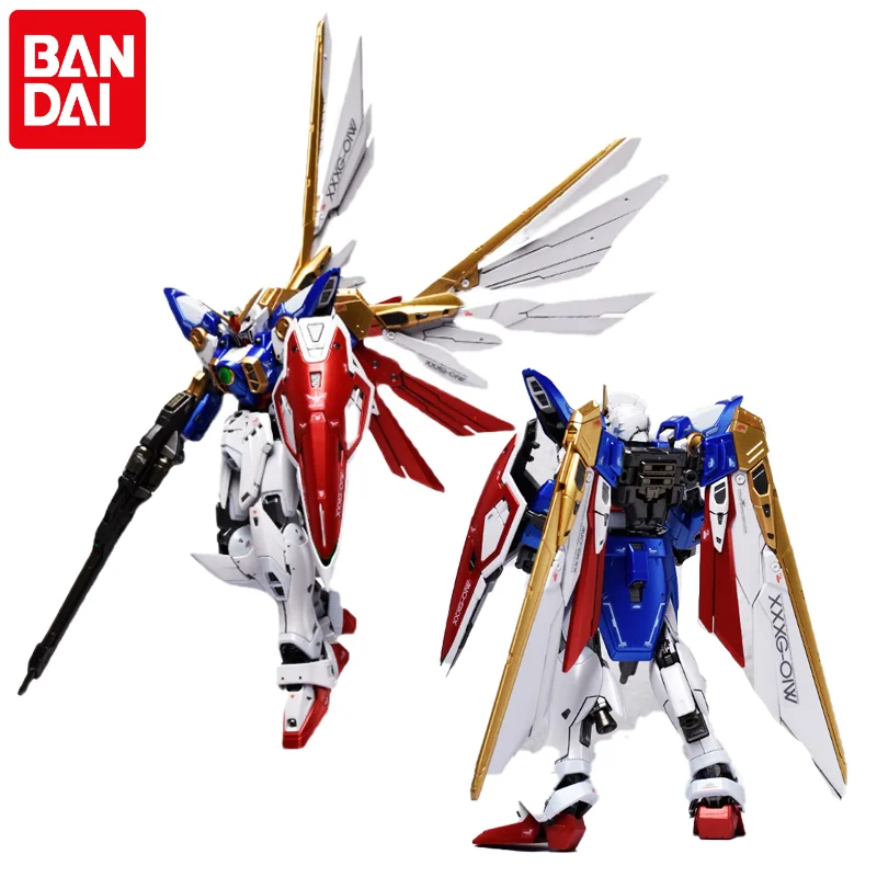 

Original Bandai Gundam Anime Figure RG 1/144 TV Wing Gundam XXXG-01W Alloy Coloring Assembly Model Anime Action Figures Toys Pvc