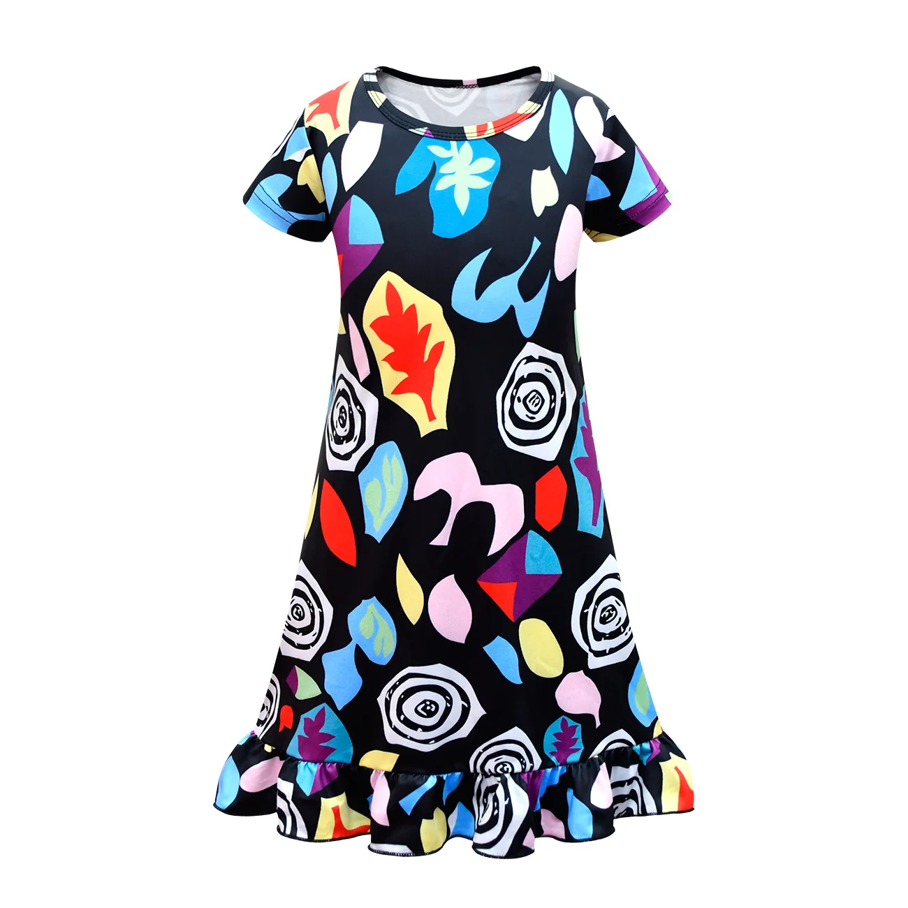 

Stranger Things 3 Short Sleeve Dresses For Baby Girls Cartoon Clothing Cotton Princess Party Cute Girl Dress Birthday Gift