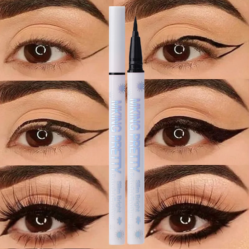 

Waterproof Matte Liquid Eyeliner Pencil Long-Lasting Not Blooming Big Eye Makeup Smooth Quick-drying Women Cosmetic Beauty Tools