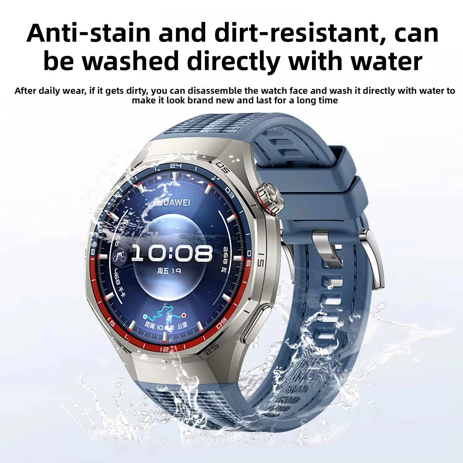 Фото Официальный ремешок без зазоров для Huawei Watch GT 6 Pro, оригинальный композитный браслет correa, часы huawei gt6 Pro, аксессуары для умных часов №4