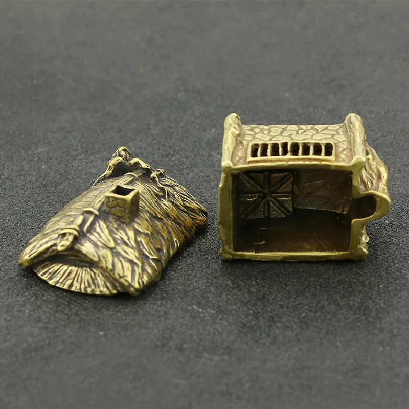 Винтажные латунные Мини-аксессуары для украшения стола домашних животных