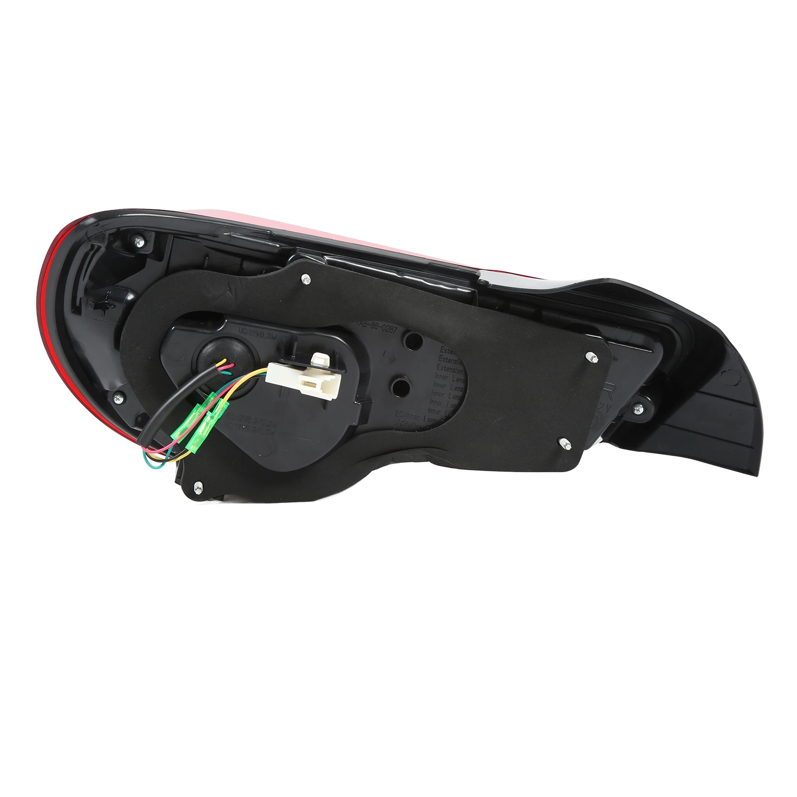 Для Subaru BRZ 2012 2013 2014 2015-2021 1 пара красная GTS полный задний динамический фонарь с