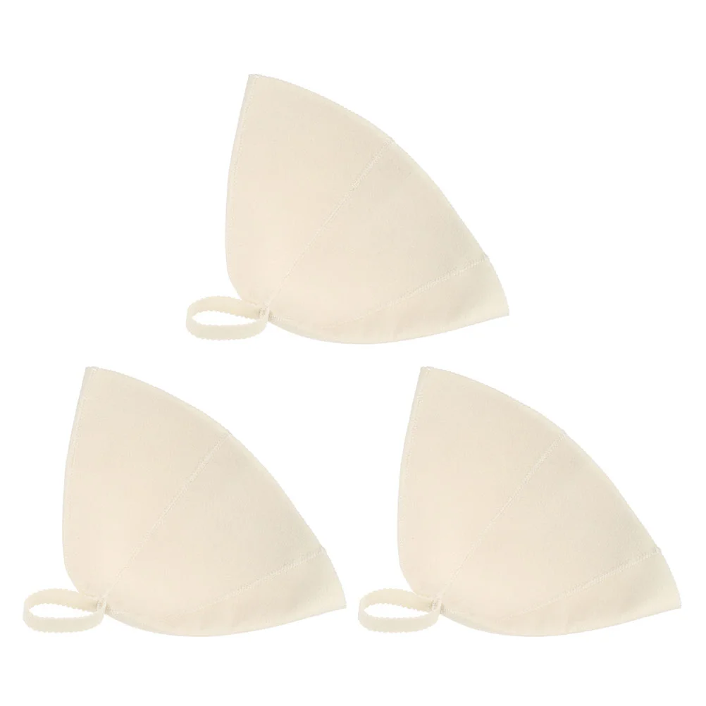 

Felt Sauna Hat Heat Insulated Head Cover Bathroom Hats Household Bathing Insulation Caps Accessories