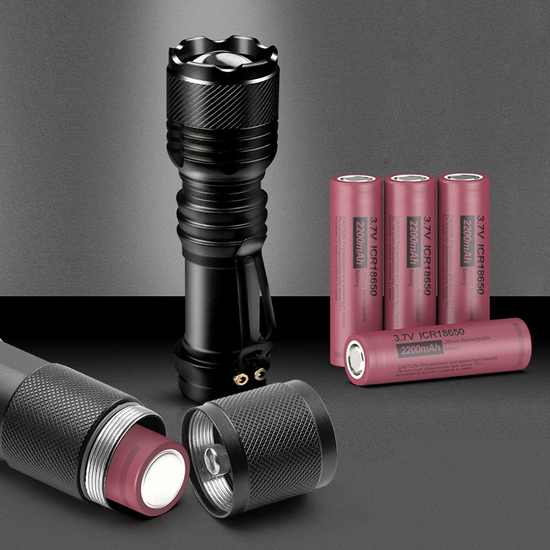 8ШТ PKCELL ICR18650 3 7-вольтовые литий-ионные аккумуляторы 7 В 2200 мАч с плоским верхом 18650