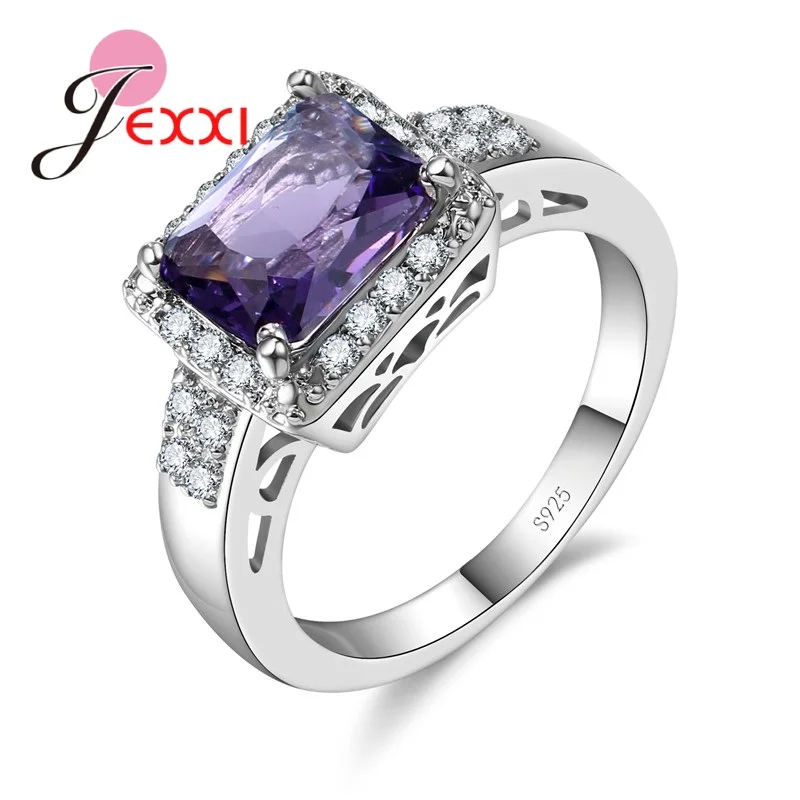 Для женщин Серебряные ювелирные изделия кубического циркония Кристал для