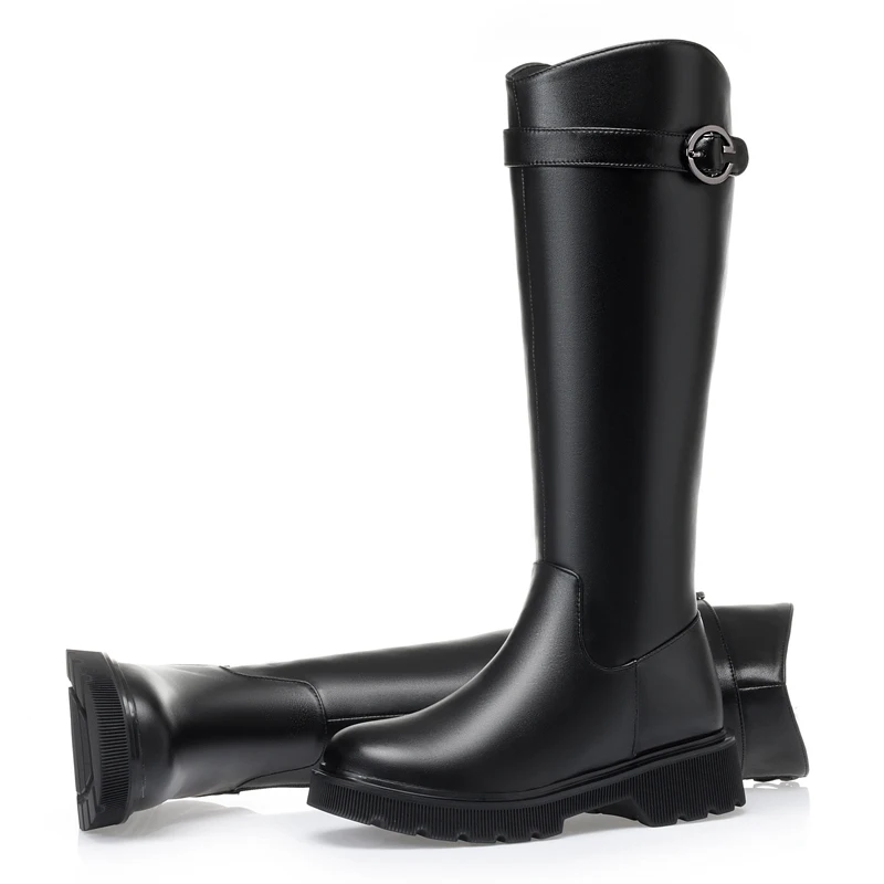 Рисунок 2 - Женские высокие сапоги AIYUQI из натуральной кожи