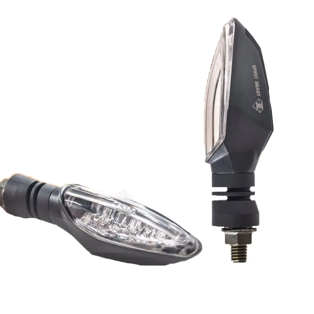

2 PCS Motocycle Turn Signal Lights Amber Color Waterproof LED 12V Moto