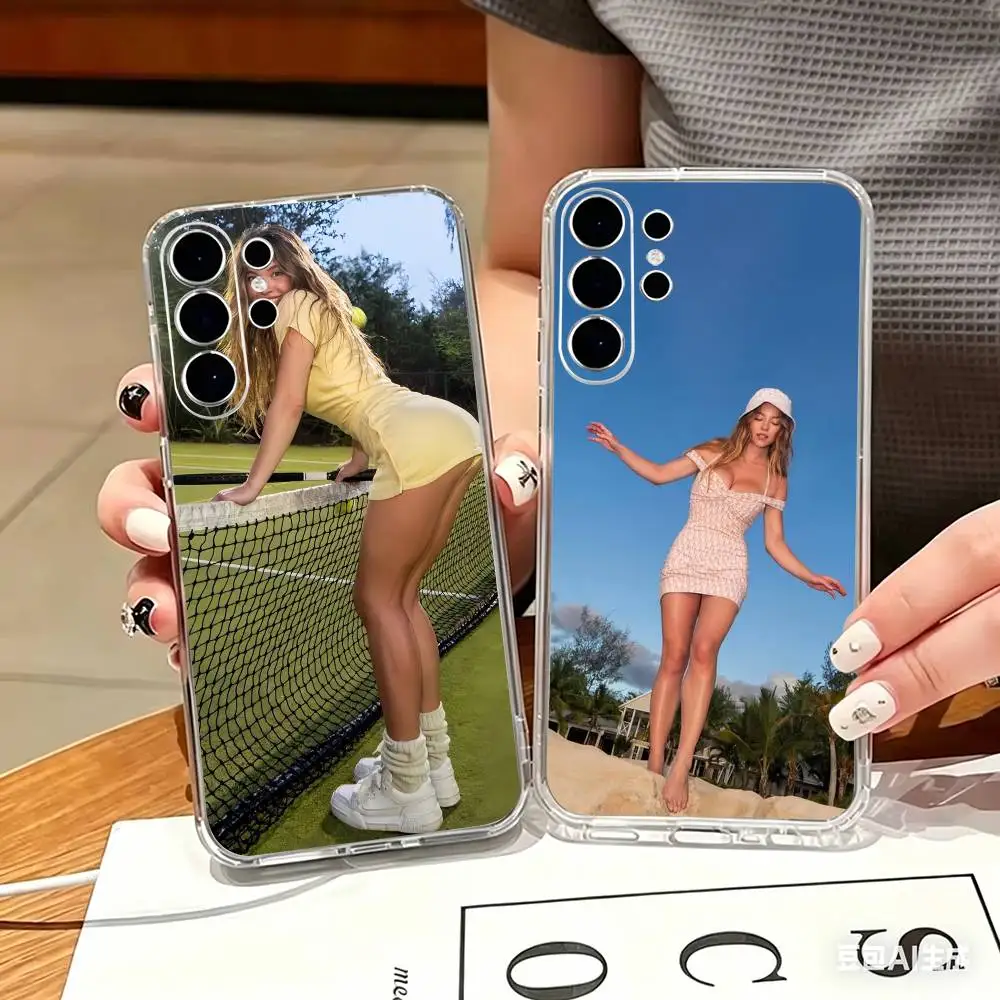 Фото Прозрачный жесткий чехол Sweetie SYD S-Sydney для Samsung S25, S24, S23, S22, S21, S10, S9, Ultra, Plus, Lite №1