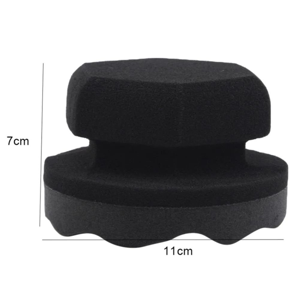 

1 Piece Car Auto Polishing Pad Wasging Tools Tire Contour Dressing Applicator Pads Gloss Shine Color Polishing Sponge Parts