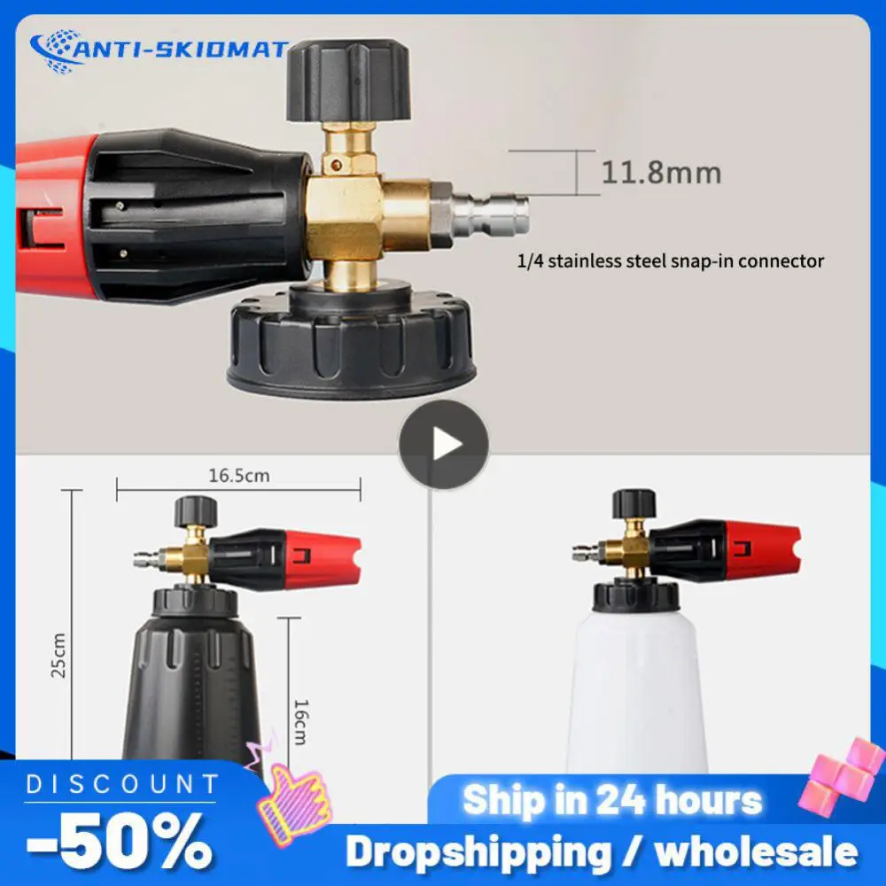 

Easy To Install Foam Genenrator Sprayer 1l Pressure Washer 800g Durable 1l Snow Foam Lance Car Accessories Practical Portable