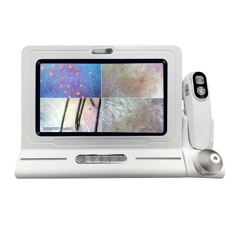 

11inch Professional Scalp Detector UV Skin Analyzer Machine Hair Follicles Oil Moisture Tester Facial Skin Hair Analyser Machine