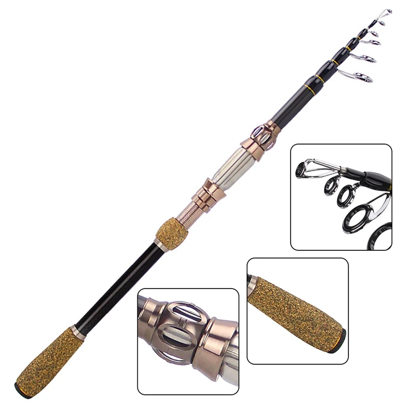 

Fishing Rod 10-Section Super Short Fishing Rod Short Section Carbon Lure Rod Long Shot Pole Sea Pole Fishing Rod