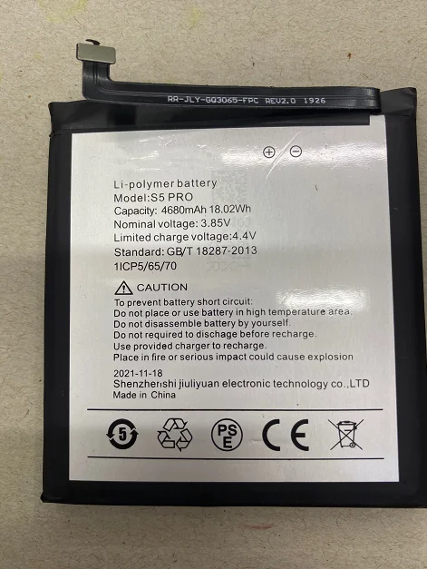 

For Umidigi/UMI S5 Pro New Large Capacity Mobile Phone Battery