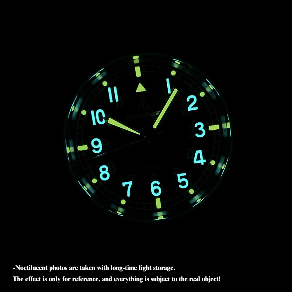 STEELFLIER SF745 Синтетическое сапфировое зеркало VH31 Кварцевые часы Швейцарские