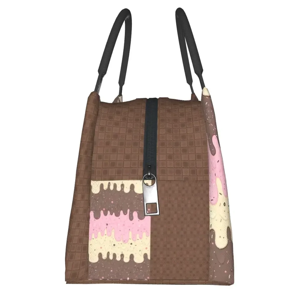 Плавильные конусные сумки для ланча из наполнителя мороженого Изолированная