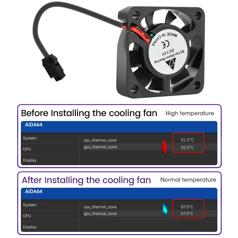 

TomoStrong Optional Accessory Heat Sink Cooling Fan