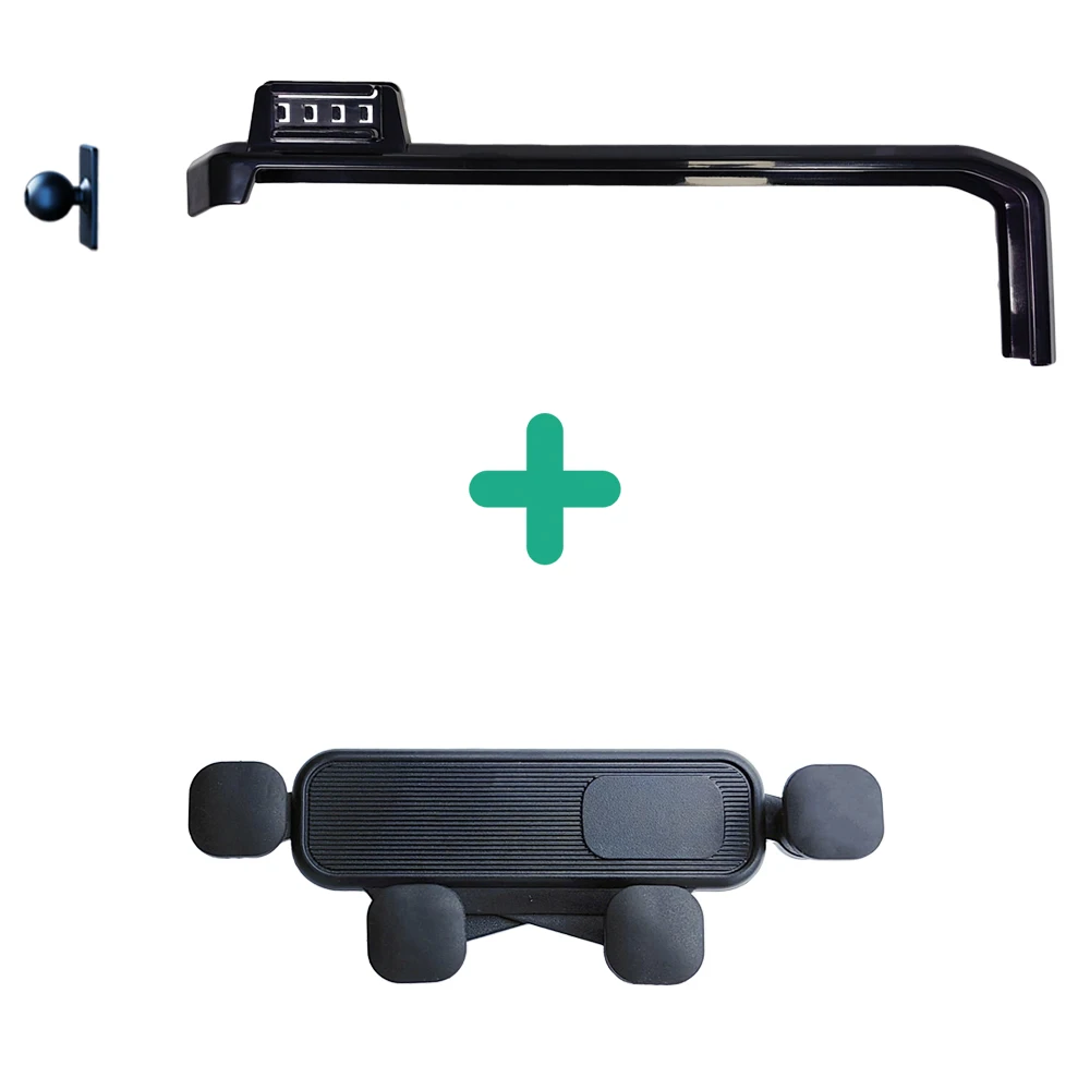 

Автомобильный держатель для телефона для Jeep Wrangler JL 2024, фиксированная навигационная база, быстрая Беспроводная Подставка для зарядки, автомобильные держатели