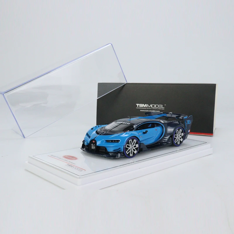 

TSM 1:43 полимерная модель автомобиля Buga спортивный автомобиль-синий