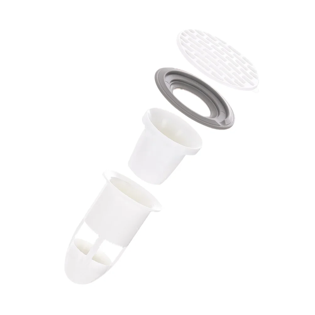 

Sink Drain Plug Filter Kitchen Shower Hair Deodorization Stopper Drains Device Pad Household Suction Silicone Stoppers Bathtub