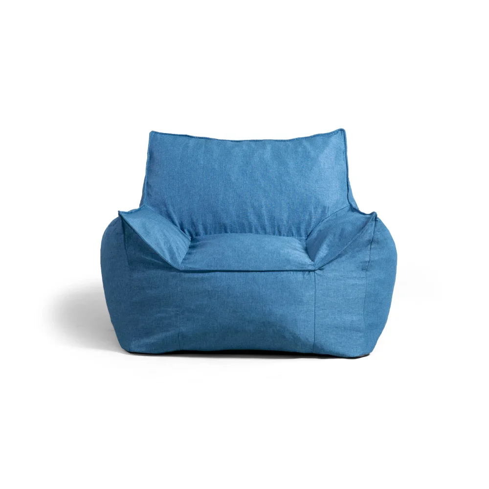 

Big Joe Imperial Lounger Bean Bag Chair, Union 4ft, Pacific Blue