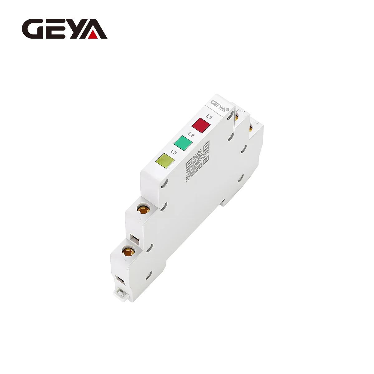 

GEYA Трехцветный индикатор на DIN-рейку 230 В 48 В AC/DC Светодиодная сигнальная лампа Двойные контрольные огни 60 Гц Лампа Красный Зеленый Синий Оранжевый Белый