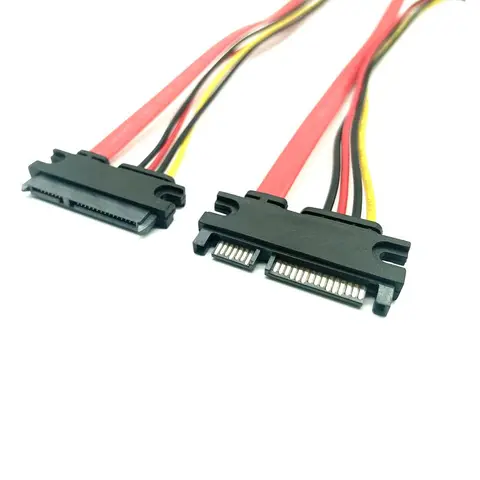 CY 22-контактный SATA 3 удлинительный кабель 30 см красный