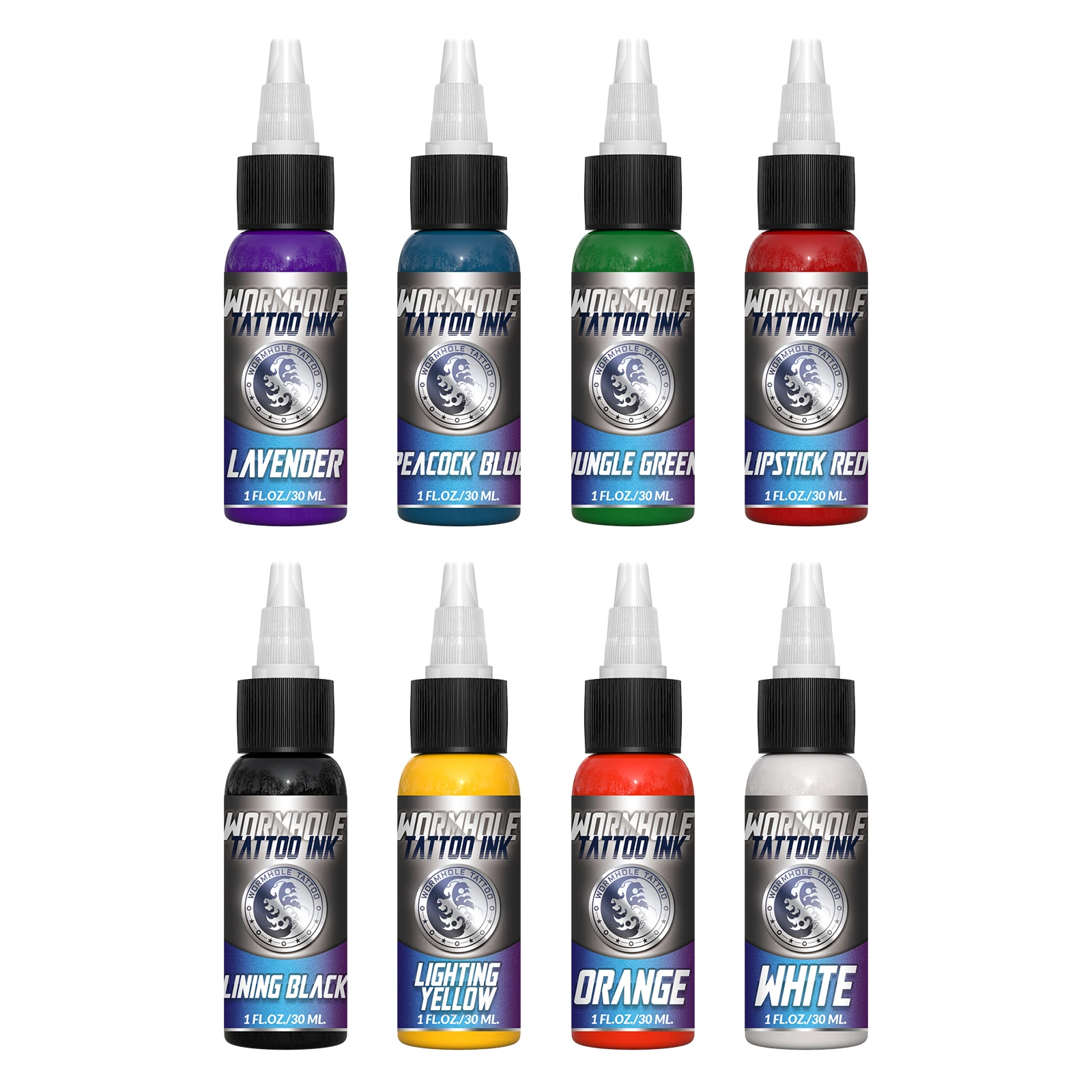 

Чернила для татуировок с полынью, безопасные растительные пигменты, 30 мл, легкие в окрашивании, яркие и долговечные чернила для художника, набор из 8 цветов