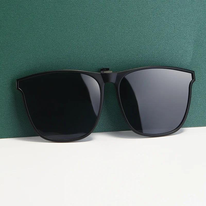 

Поляризованные солнцезащитные очки с клипсой для мужчин и женщин, фотохромные очки для вождения автомобиля, очки ночного видения, антибликовые винтажные квадратные очки