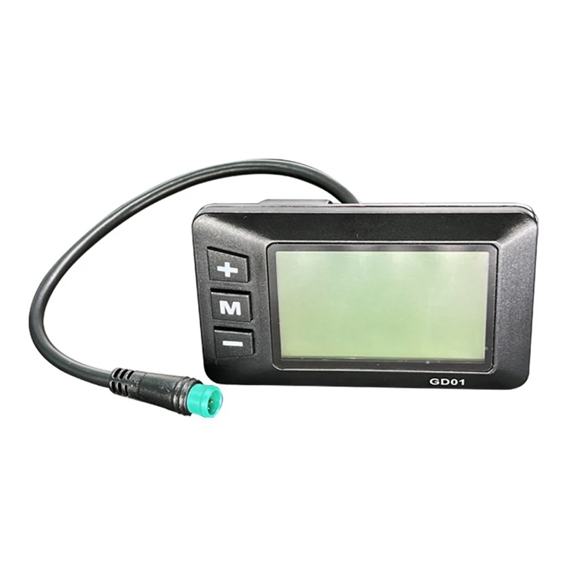 

1 PCS LCD GD01 LCD Meter Bicycle Lithium Conversion Accessories 36V48V Waterproof Plug Liquid Crystal Meter