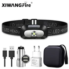 Xiwangfire мини-светодиодный налобный фонарь с Usb-зарядкой, с датчиком движения тела