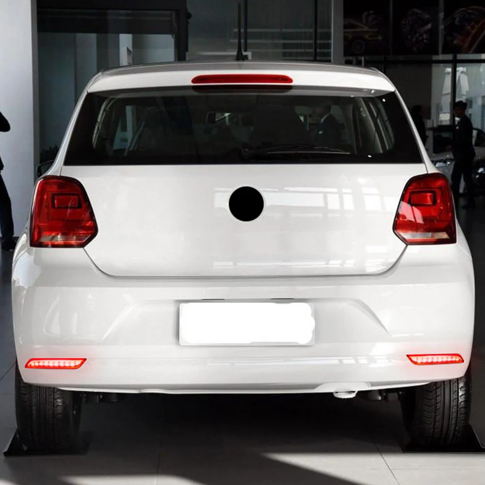 2 шт. Светодиодный отражатель для Volkswagen VW Polo 2014 2015 2016 2017 2018 задний противотуманный
