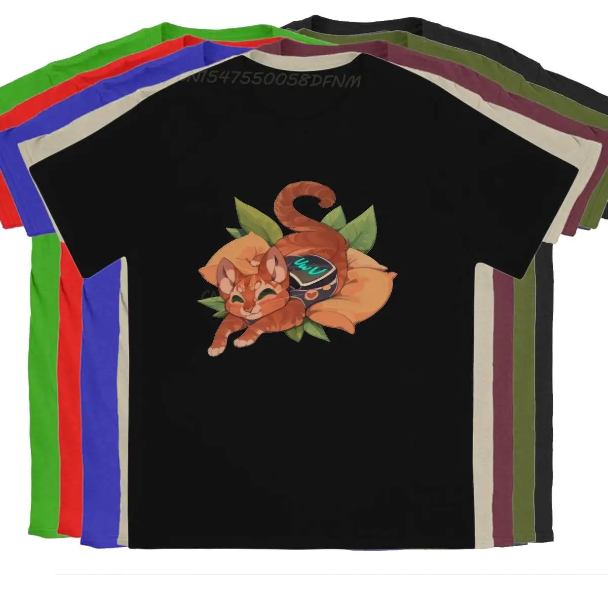 

Anime Stretch T-Shirt for Men Camisas Pure Cotton T-shirts Stray Game Men Graphic Tees Graphic Printed Men Clothing