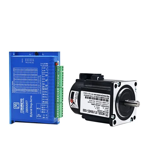 

nema 23 close-loop stepper servo motor and driver kit with encoder 2HSS57