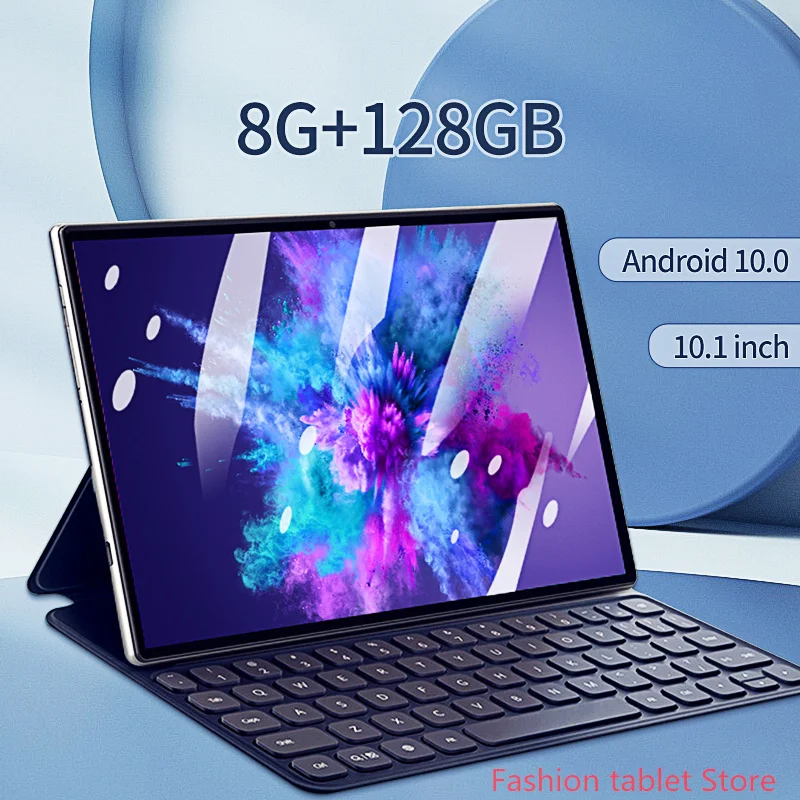 

Новый Обучающий планшет 10,1 дюйма, Android 10,0, планшет 8 ГБ + 128 ГБ, двойная карта, телефон, планшет, компьютер, Обучающие онлайн планшеты