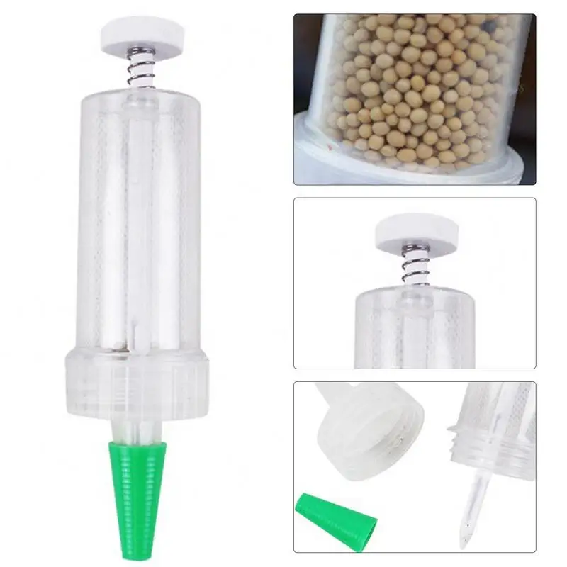 

Syringe Seeder Mini Seed Sowing Dispenser Garden Precision Seeding Fertilizing Planter Manual Sower Flower Bed Gardening Tool