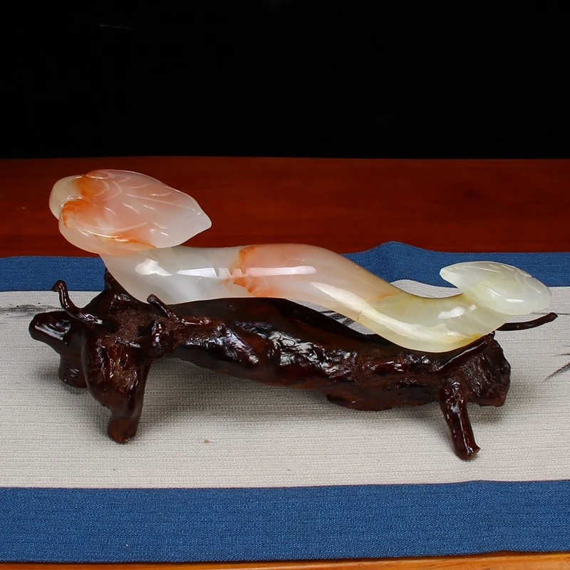 Натуральное афганское украшение Ruyi из нефрита резьба в Пакистане ремесла для