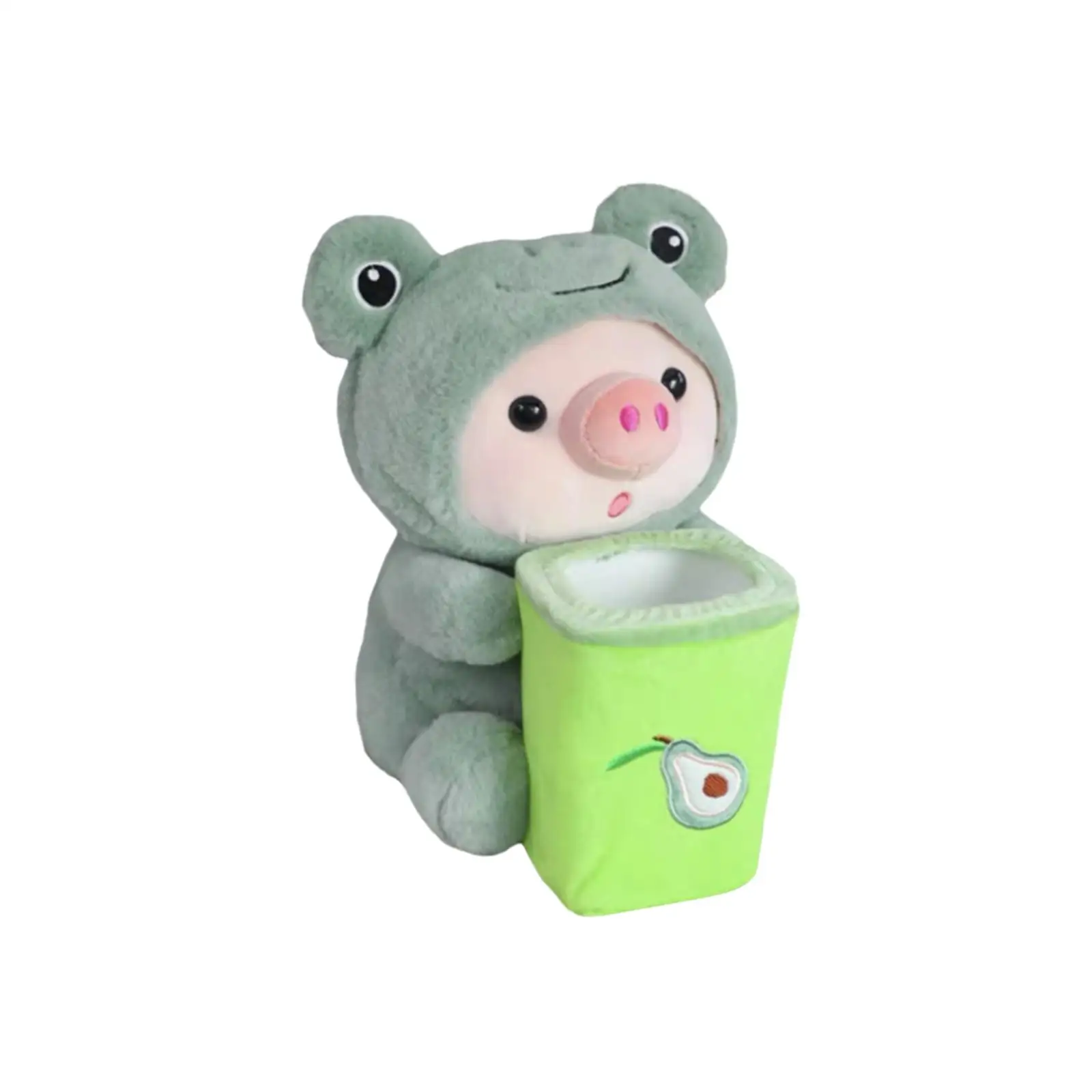 

Soft Plush Car Tissue Box Trash Bin Cute Plush Animals Interior Decoration Trash Bag Creative Tissue Case Napkin Paper Organizer