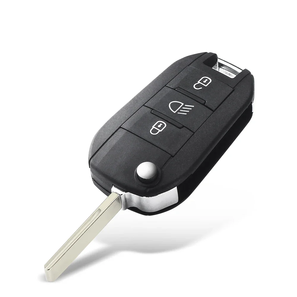 

Чехол для дистанционного ключа KEYYOU для Peugeot 208 2008 301 308 508 5008 RCZ для Citroen C-Elysee C4-Cactus, средняя фара, 3 кнопки